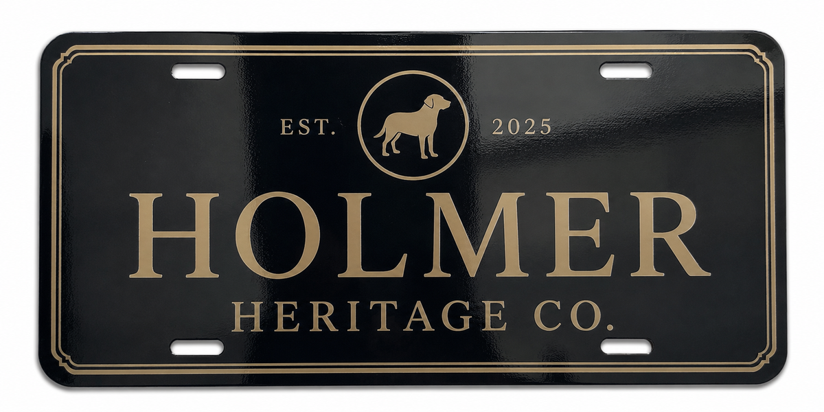 Custom UV-Printed License Plate